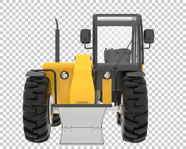 Wood cutting machine on transparent background 3d rendering illustration