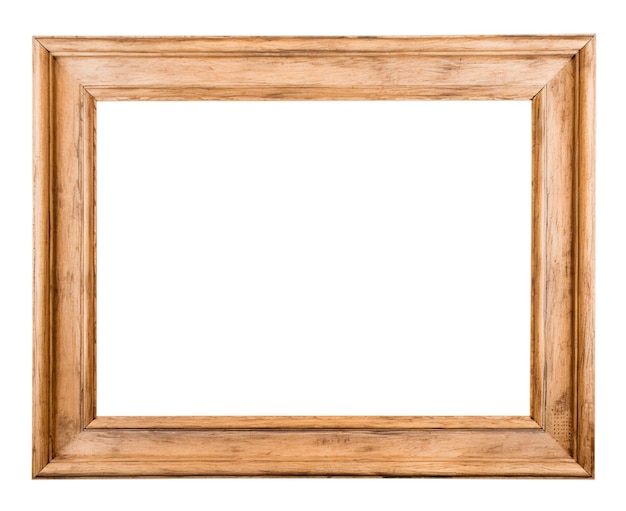 PSD wood frame isolate transparent background