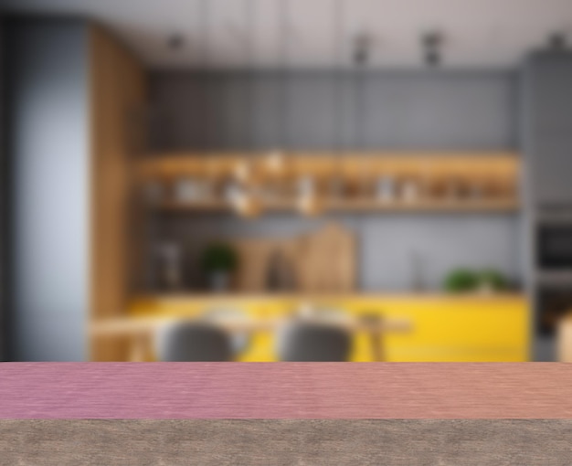 PSD wood kitchen