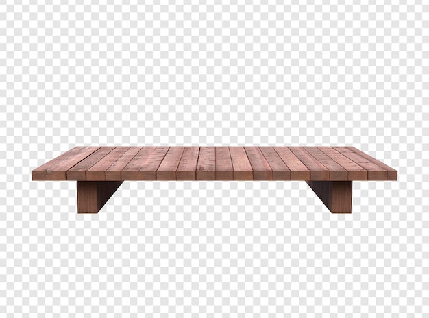 Wood low table