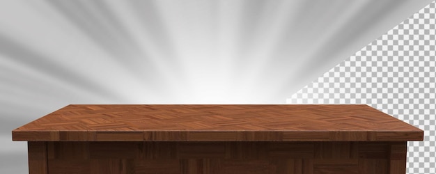 PSD wood table top