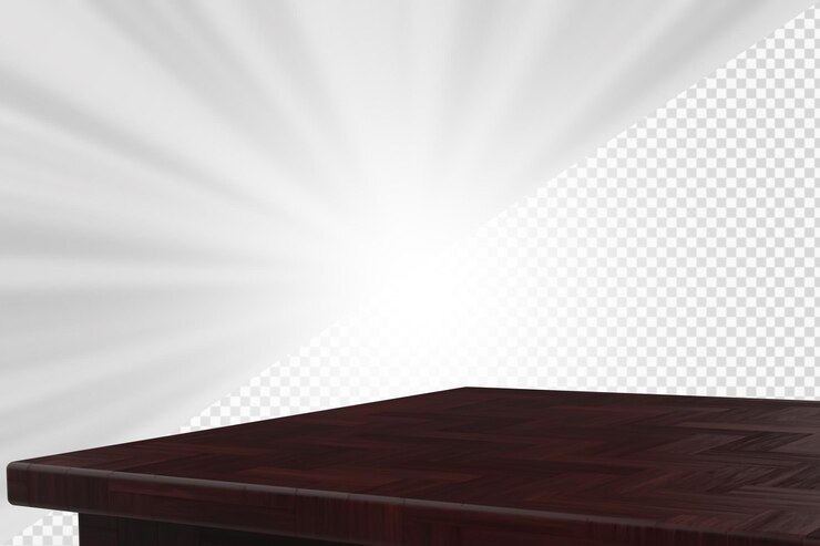 PSD wood table top