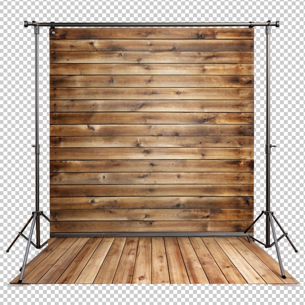 Sfondo di legno su sfondo trasparente