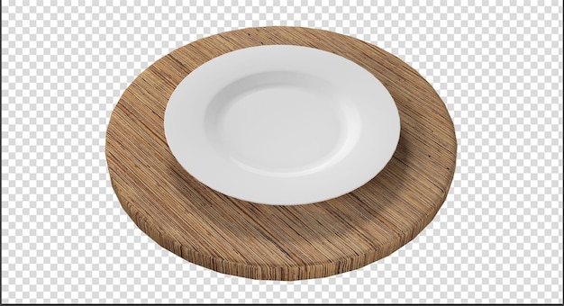 Wooden base with plate 13