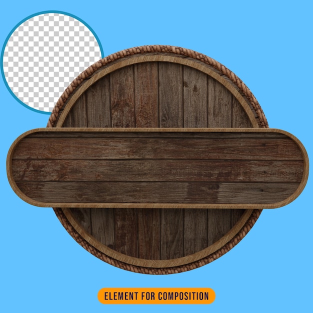 PSD wooden board for compositions