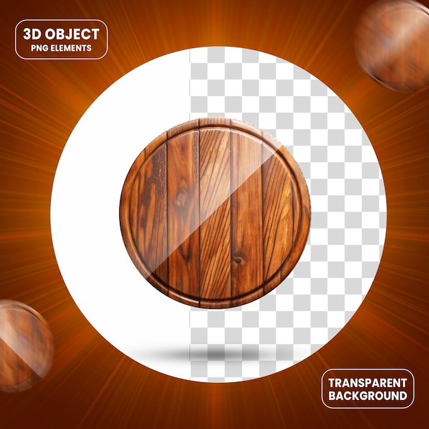 wooden box png isolated on transparent background