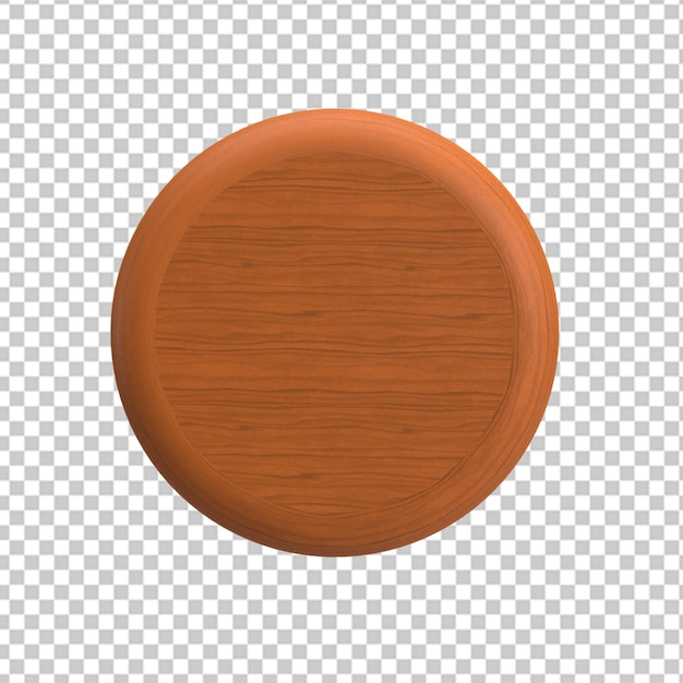 PSD wooden cutting board 3d wood circle label