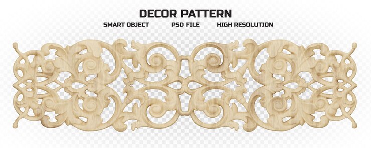 PSD wooden decor pattern in high quality for decoration