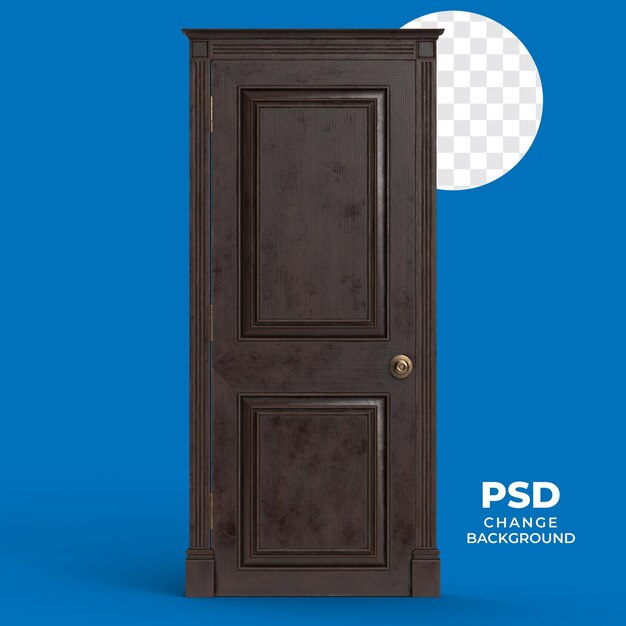 PSD Деревянная дверь