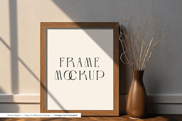 Wooden Frame Mock up