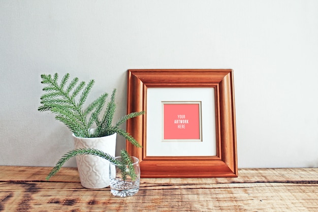 Wooden Frame Mockups 