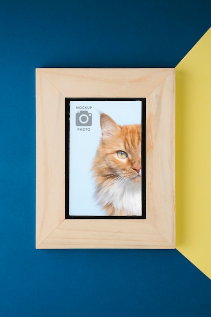 PSD wooden frame for pictures