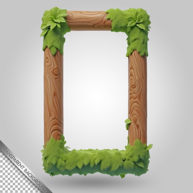 PSD a wooden frame