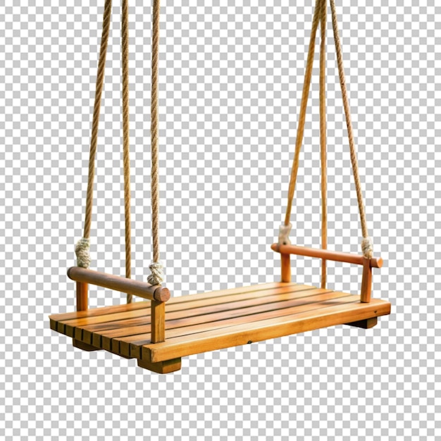 PSD wooden hanging swing