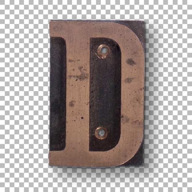 PSD wooden letter for your assets decoration