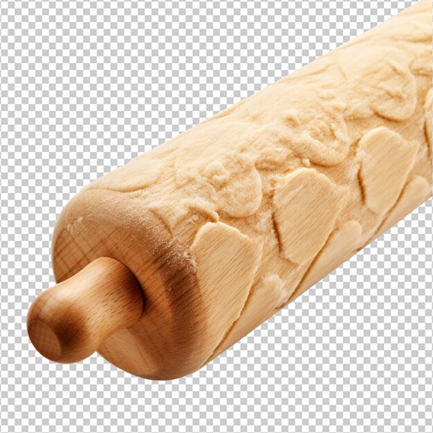 PSD wooden rollin on transparent background