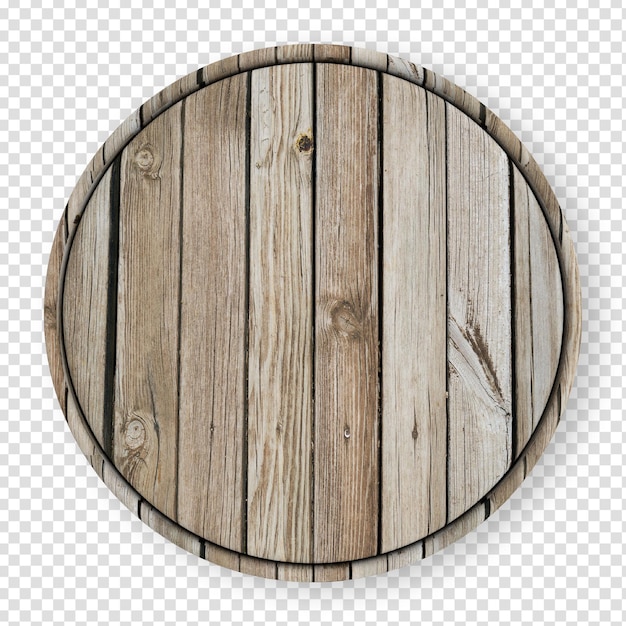 Wooden sign 3d render