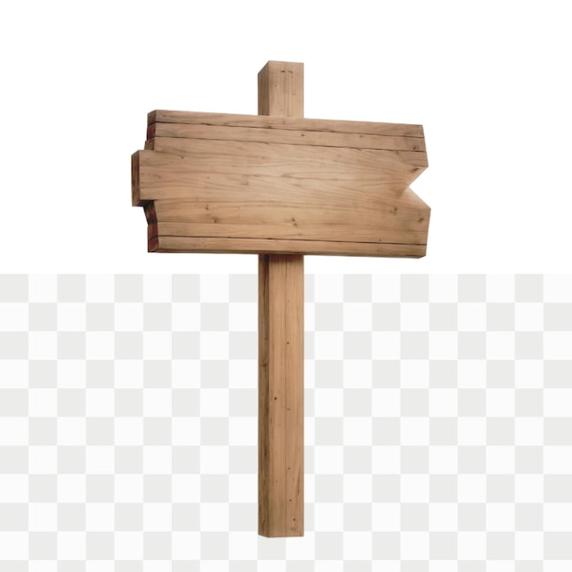 Wooden sign wooden board with ropes isolated