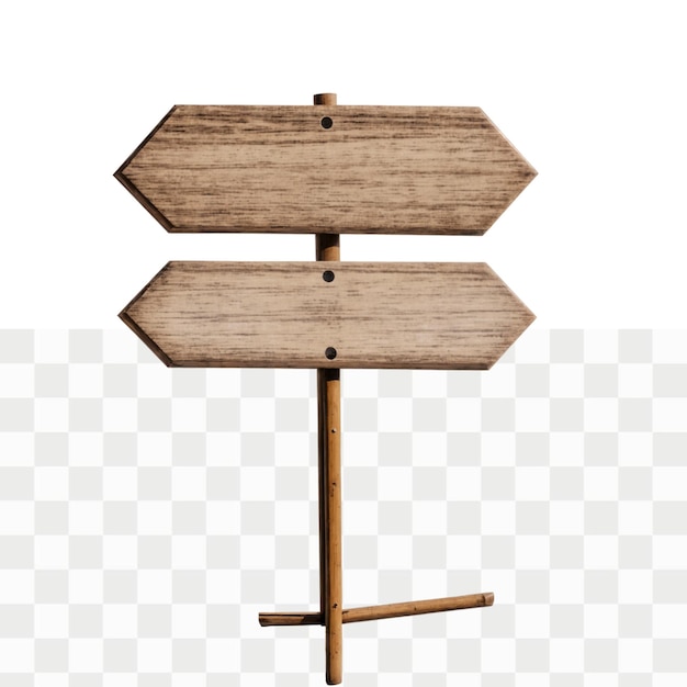 Wooden sign wooden board with ropes isolated