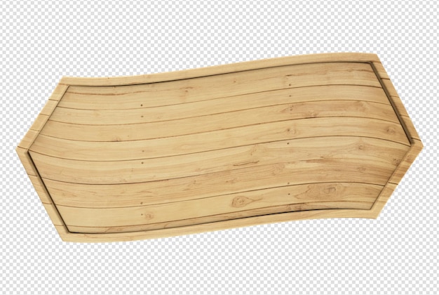 PSD wooden sign