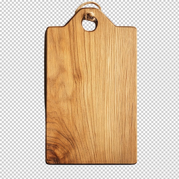 wooden signage board and placard isolated on transparent background