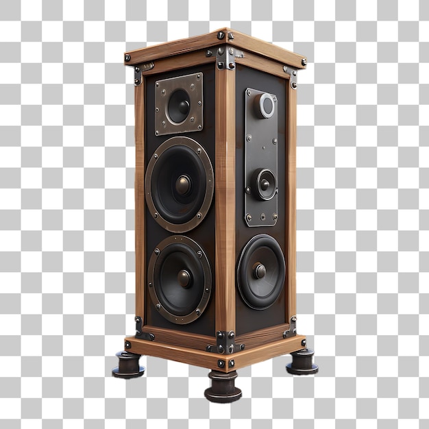 Wooden Speaker With Dual Speakers