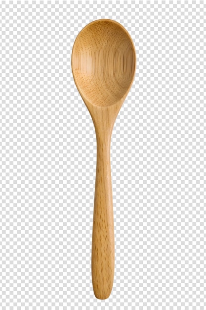 wooden spoon isolated kitchen utensil for cooking and baking natural wood texture