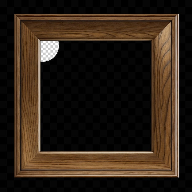 wooden square frame