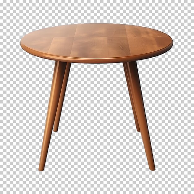 PSD Деревянный стол на прозрачном фоне