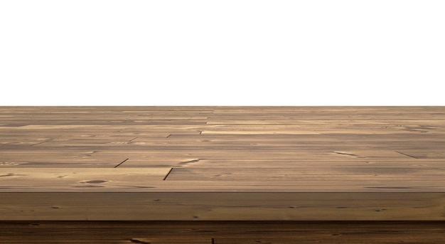 PSD wooden table top transparent background