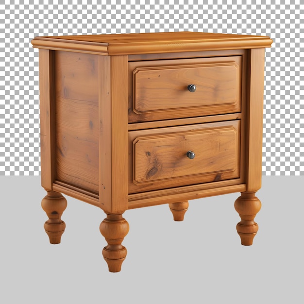 Wooden Table on Transparent background Ai Generated