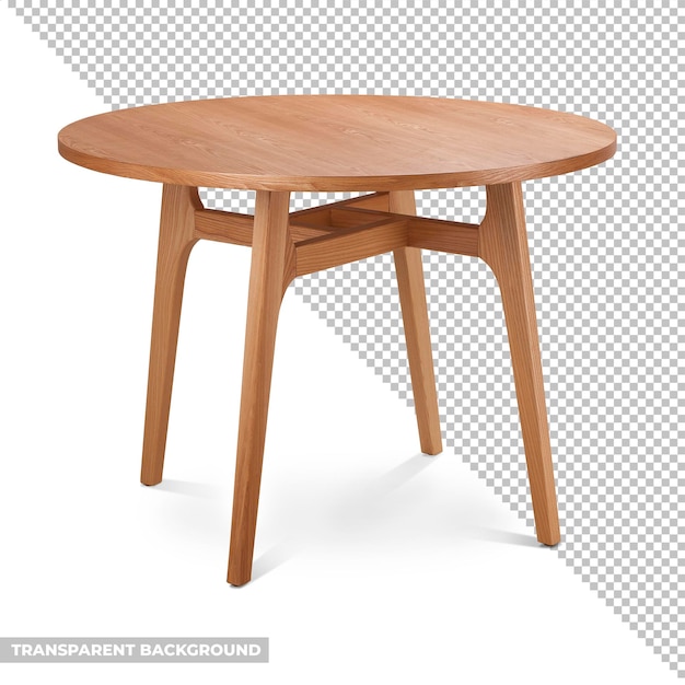 a wooden table with a white background