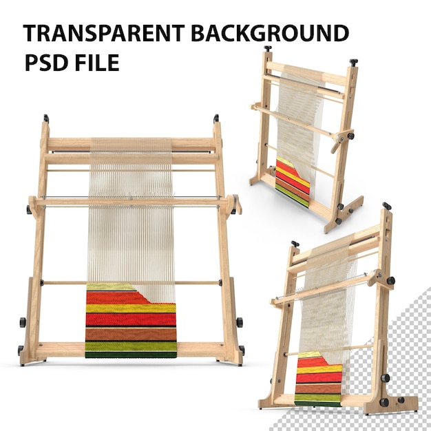 나무 태피스트리 직조 베틀 세 Png
