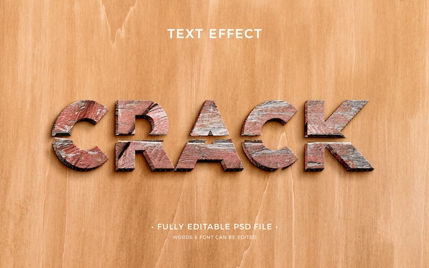 PSD wooden text effect