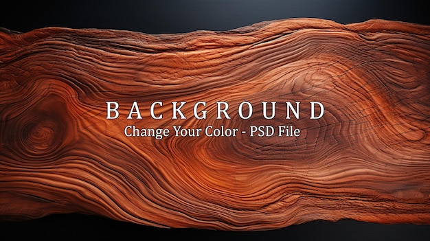 PSD wooden texture with natural patterns as a background