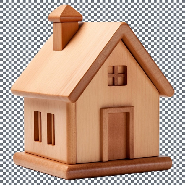 PSD wooden toy house