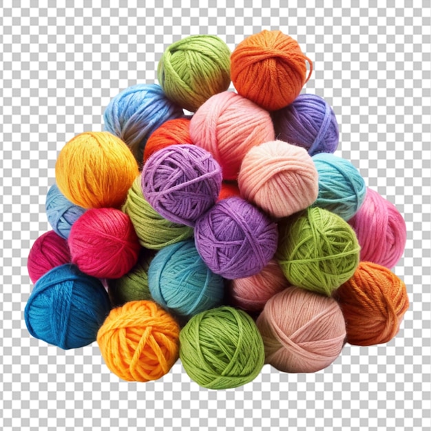 PSD wool balls forming circle