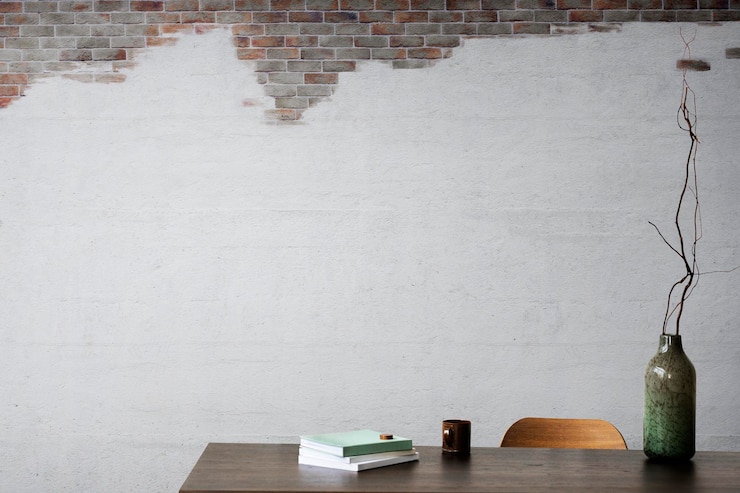 PSD woonkamer muur mockup psd loft interieurontwerp