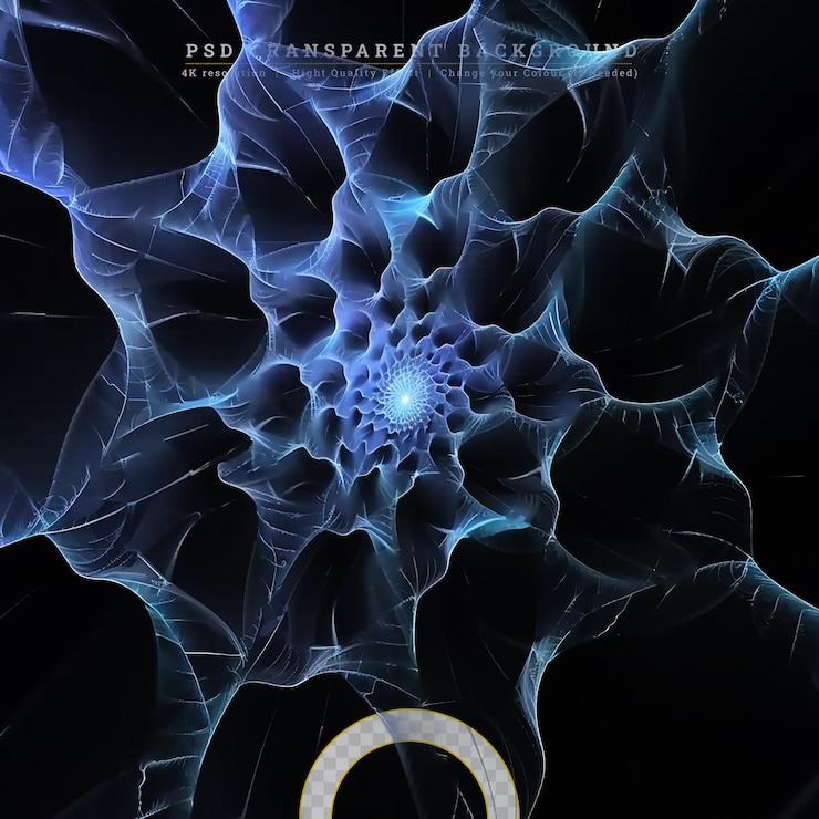 PSD the word broken on transparent background