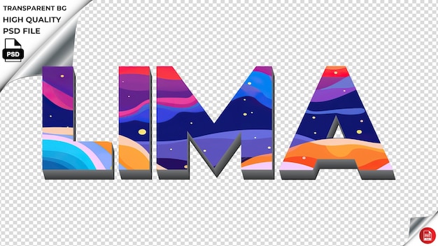 PSD the word m in the letters m and m on a white background