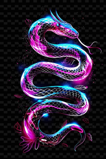 PSD the word snake is on a black background