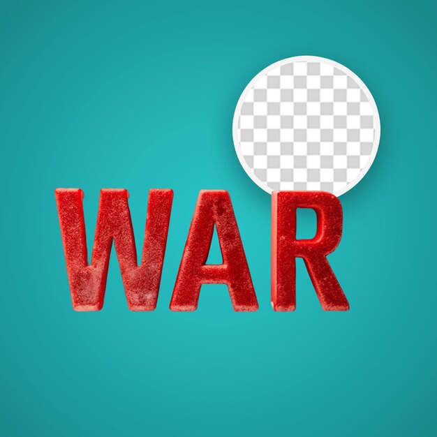 PSD word war written with red