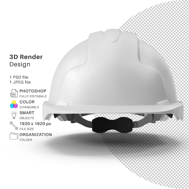 手袋とハードヘット 3d ワークモデリング psd ファイル リアルなワークヘルメット