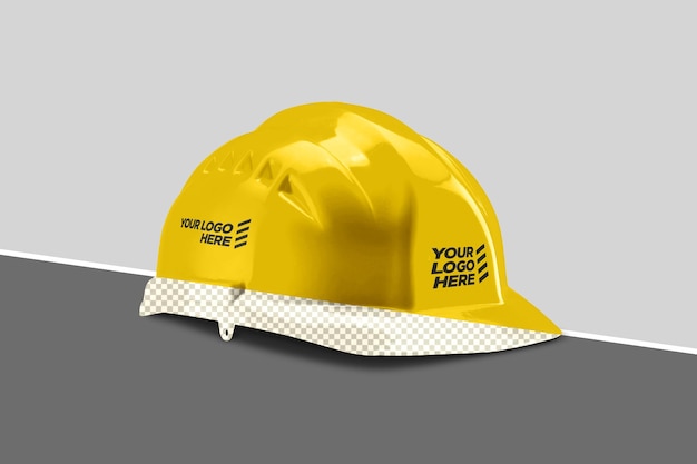 Work helmet mockup