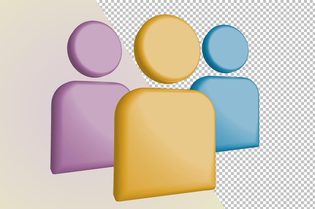 PSD work icon people msn style