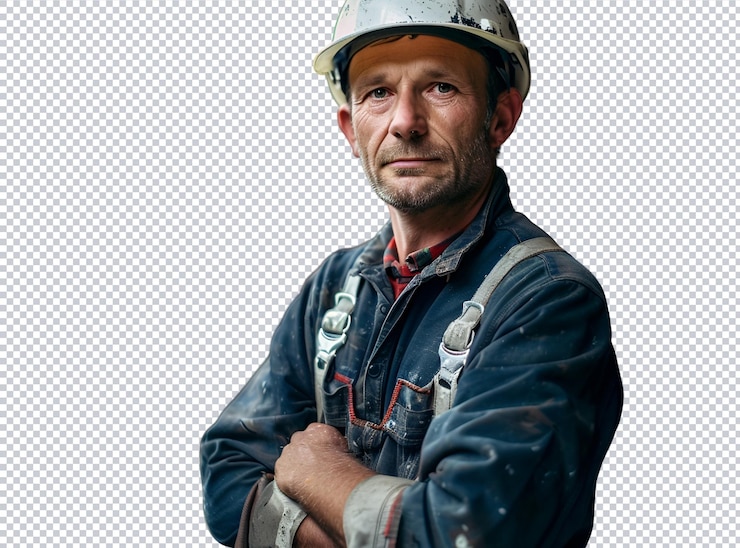 PSD рабочий человек