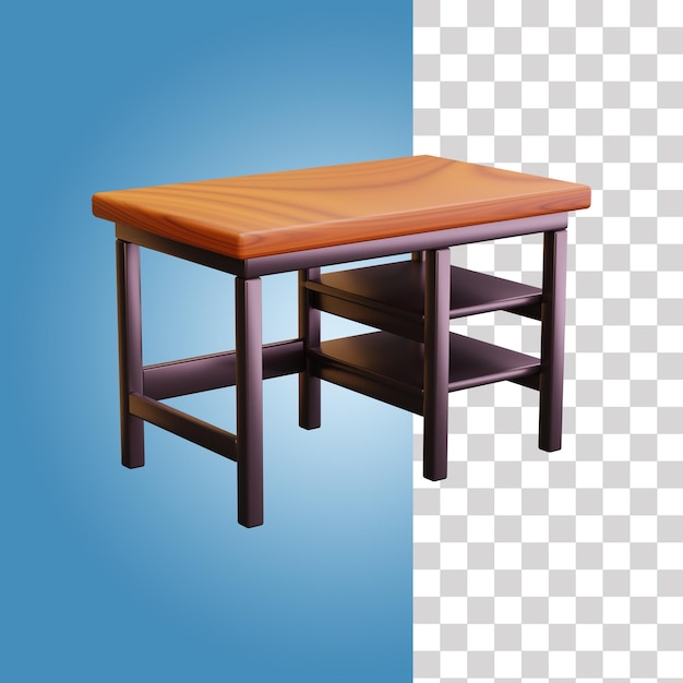 Working table 3d icon