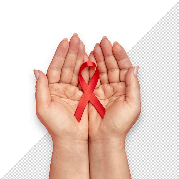 PSD world aids day icons business card design