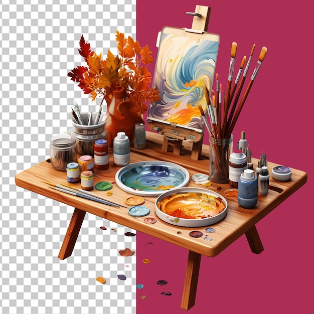 PSD world art day png illustration