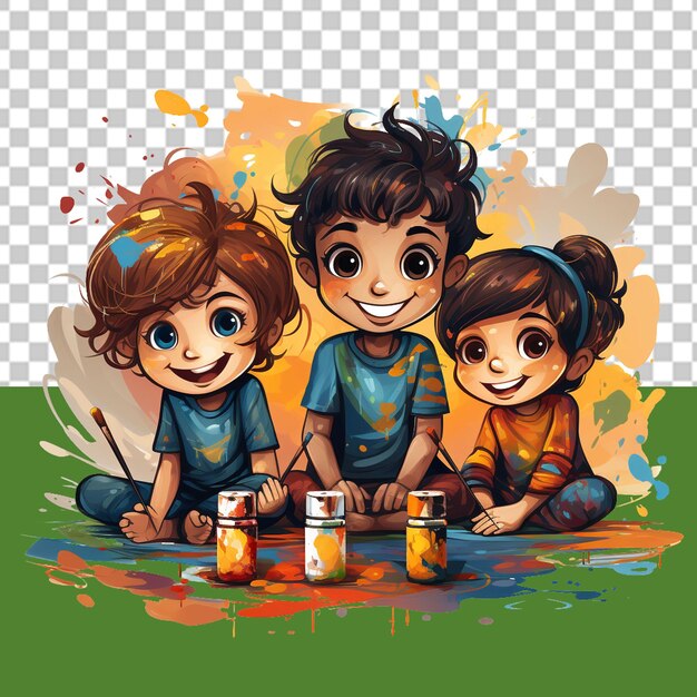 PSD world art day png illustration